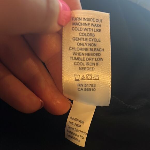 Maurice’s Black Ribbed Midi Dress size M - Picture 7 of 12